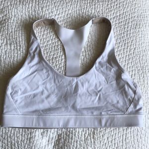 Lululemon Break Free white bra size 12